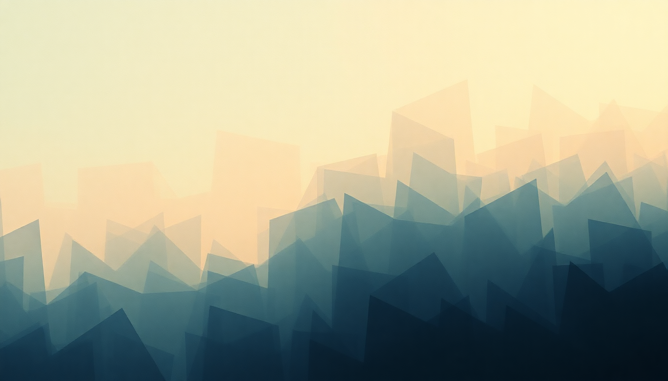 Fan-driven abstract illustration evoking the emotional arc of 10 AM Automatic by The Black Keys