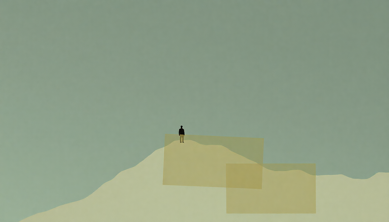 Fan-driven abstract illustration evoking the emotional arc of 10 Lovers by The Black Keys