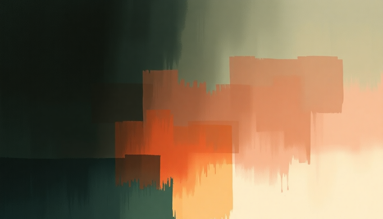 Fan-driven abstract illustration evoking the emotional arc of 100 Years by Florence + The Machine