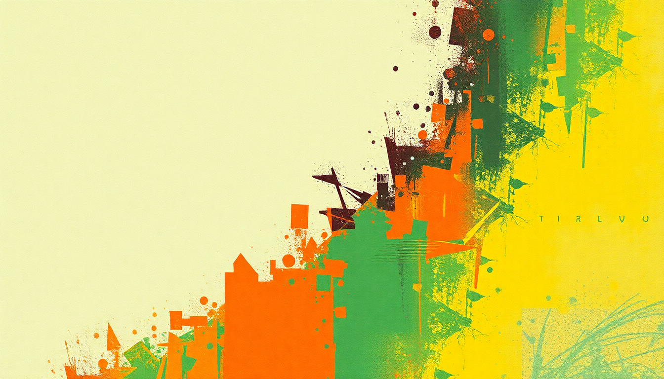 Fan-driven abstract illustration evoking the emotional arc of 12XU by Wire