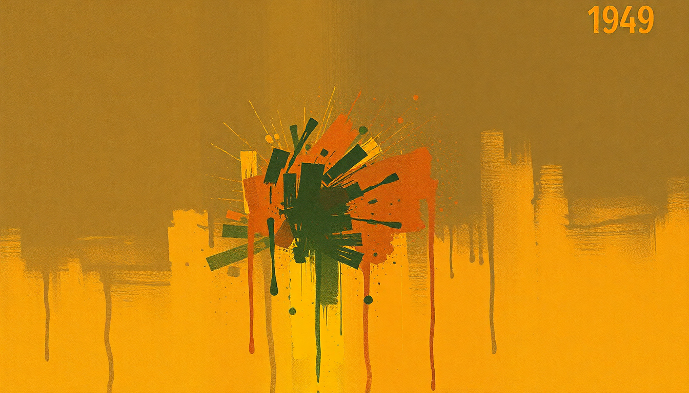 Fan-driven abstract illustration evoking the emotional arc of 1969 by The Stooges