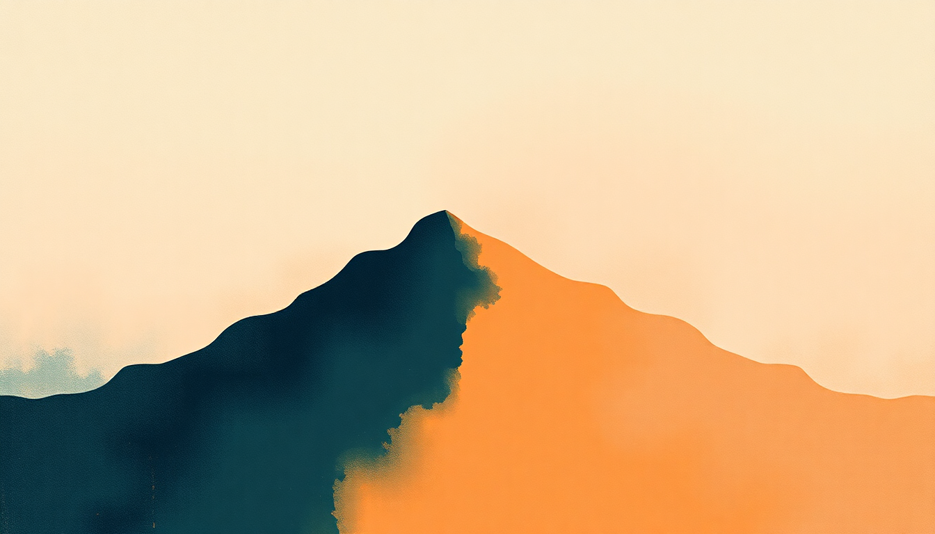 Fan-driven abstract illustration evoking the emotional arc of 21C/Delta by Jack Harlow