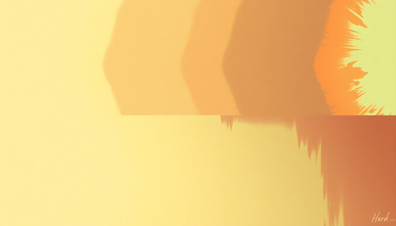 Fan-driven abstract illustration evoking the emotional arc of 3 the Hard Way by Beastie Boys