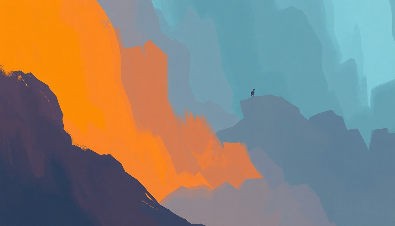 Fan-driven abstract illustration evoking the emotional arc of 5% TINT by Travis Scott