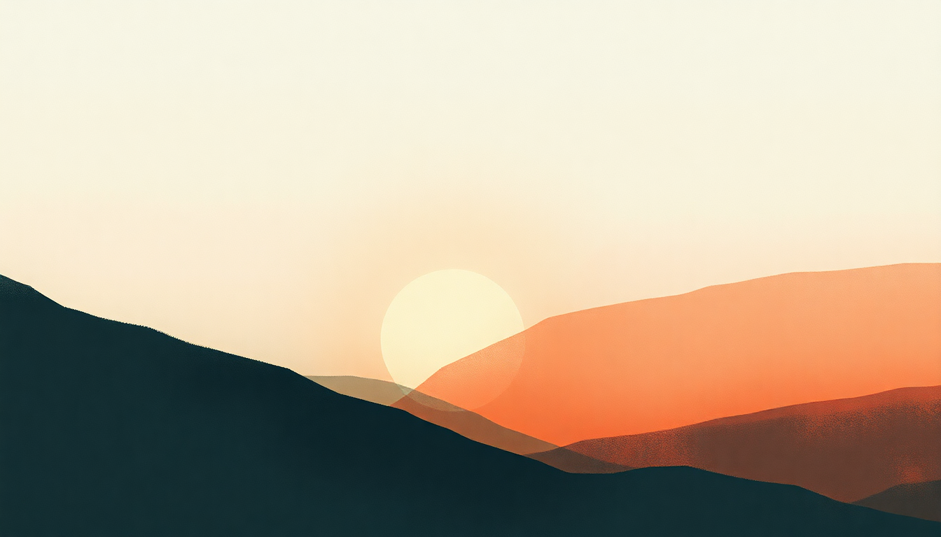 Fan-driven abstract illustration evoking the emotional arc of A Glimpse by Squirrel Flower