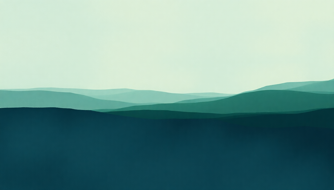 Fan-driven abstract illustration evoking the emotional arc of A Letter by Mineral