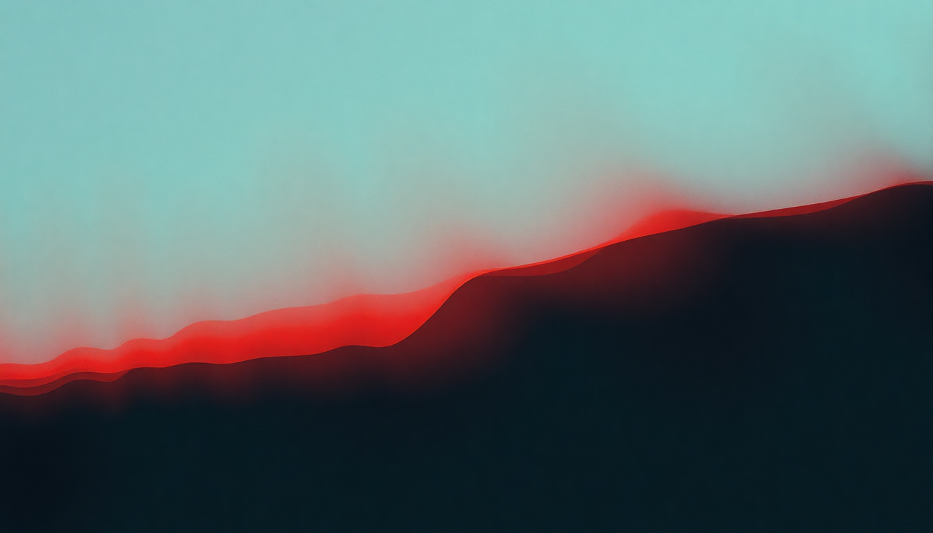 Fan-driven abstract illustration evoking the emotional arc of A Means to an End by Joy Division