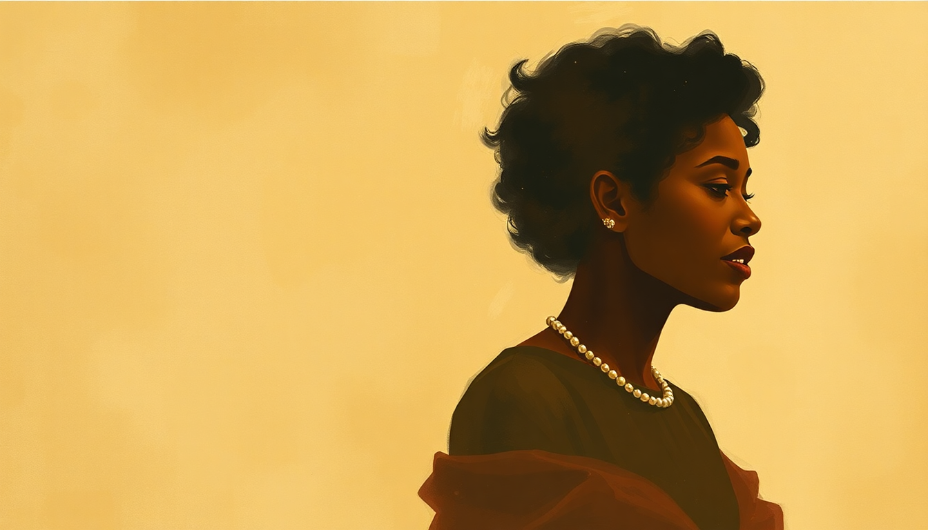 Fan-driven abstract illustration evoking the emotional arc of A Natural Woman (You Make Me Feel Like) by Aretha Franklin