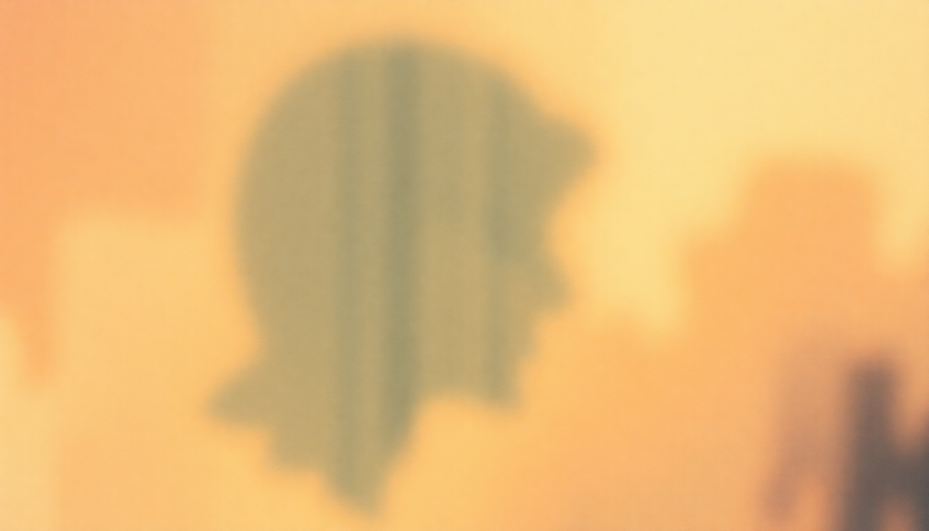 Fan-driven abstract illustration evoking the emotional arc of A Picture of Me (Without You) by George Jones
