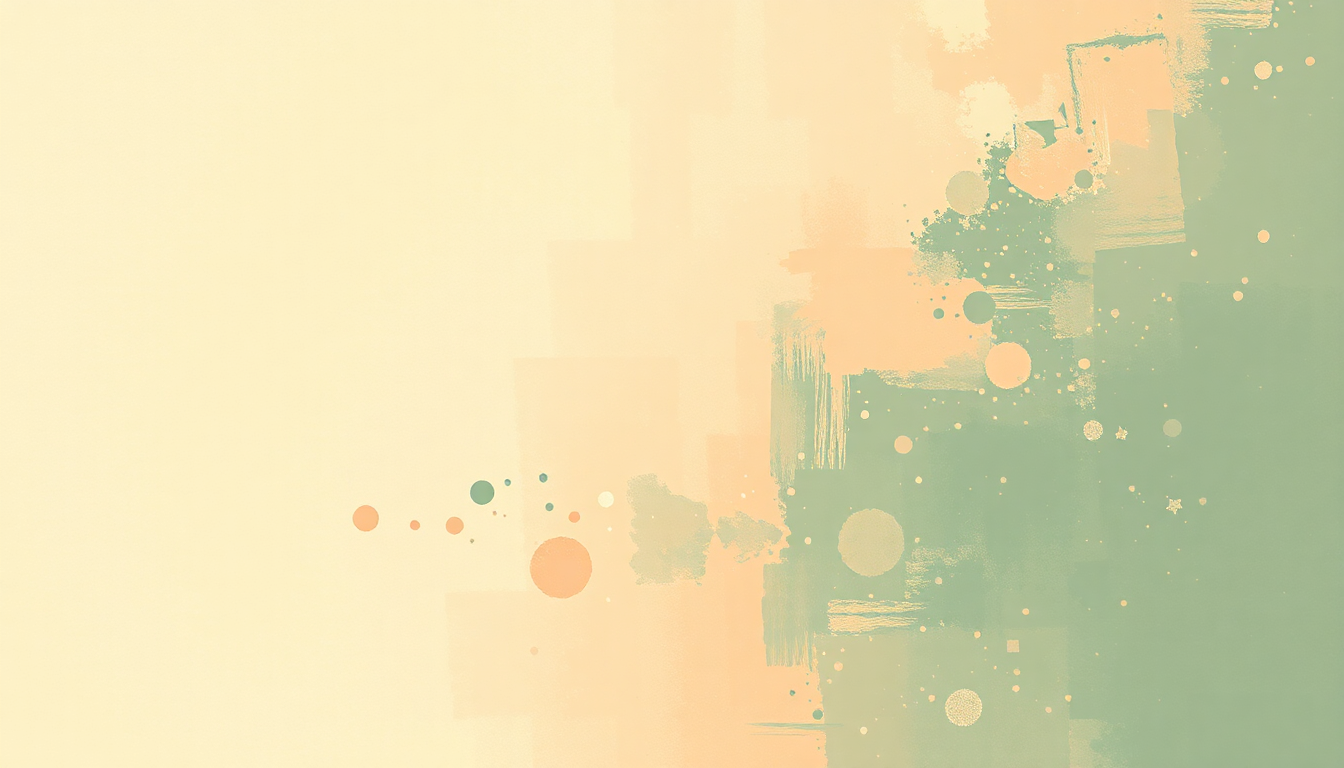Fan-driven abstract illustration evoking the emotional arc of A Spoonful of Sugar by Sherman Brothers