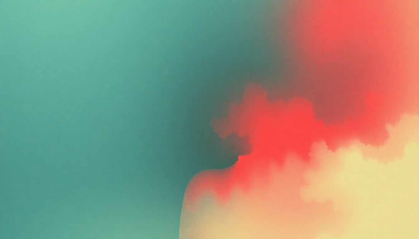 Fan-driven abstract illustration evoking the emotional arc of A Strange Day by The Cure