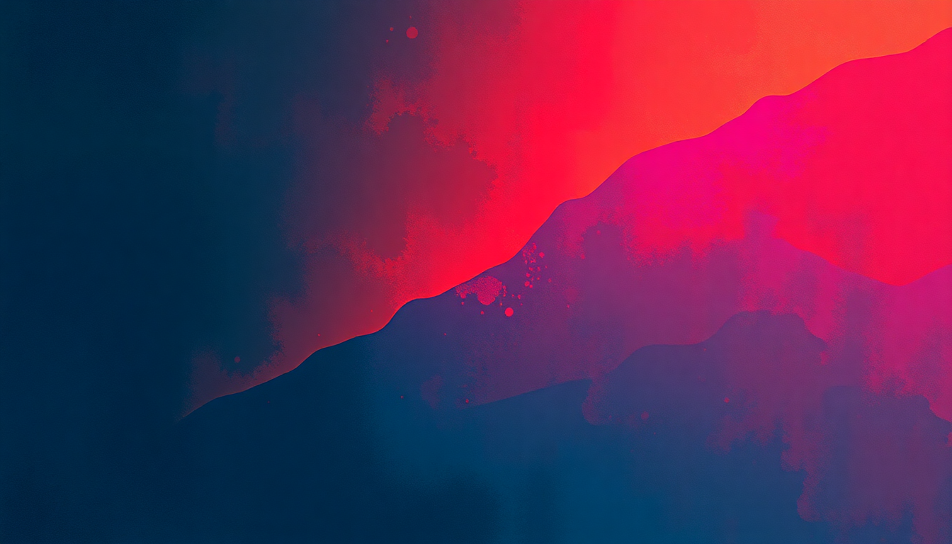 Fan-driven abstract illustration evoking the emotional arc of Abacab by Genesis