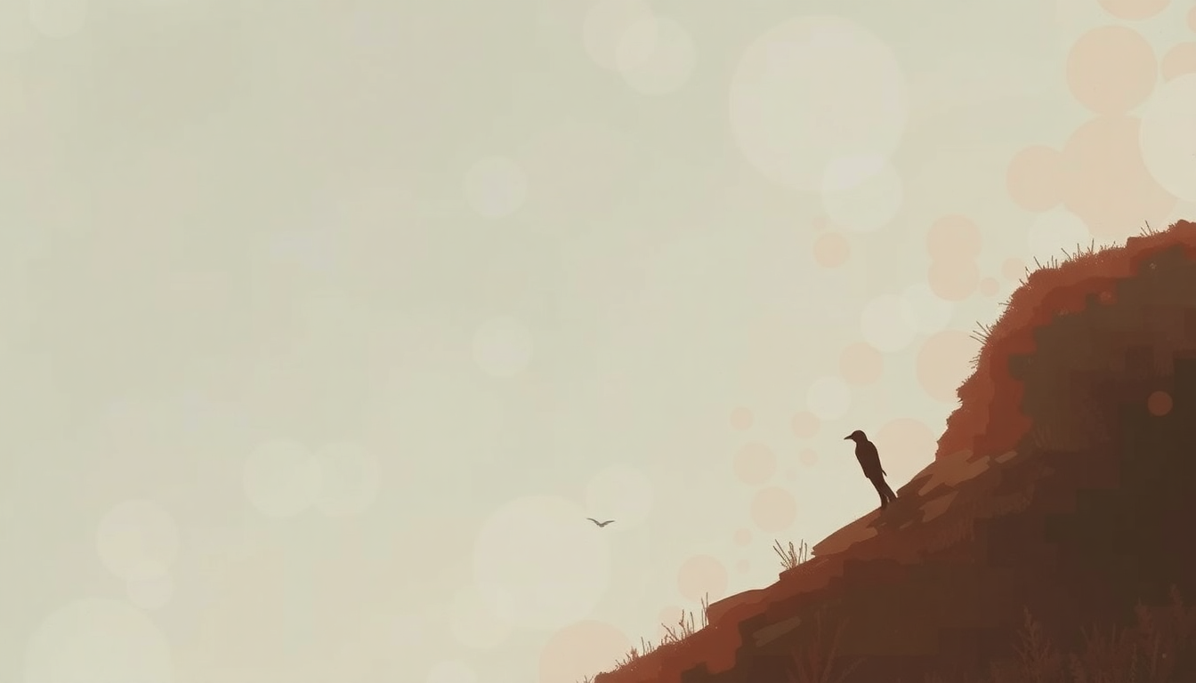 Fan-driven abstract illustration evoking the emotional arc of Accidentally in Love by Counting Crows