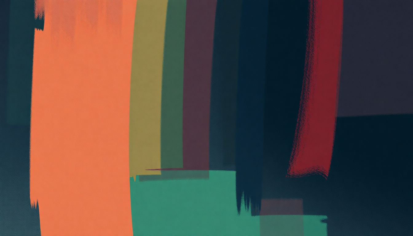 Fan-driven abstract illustration evoking the emotional arc of Accidentally Like a Martyr by Warren Zevon