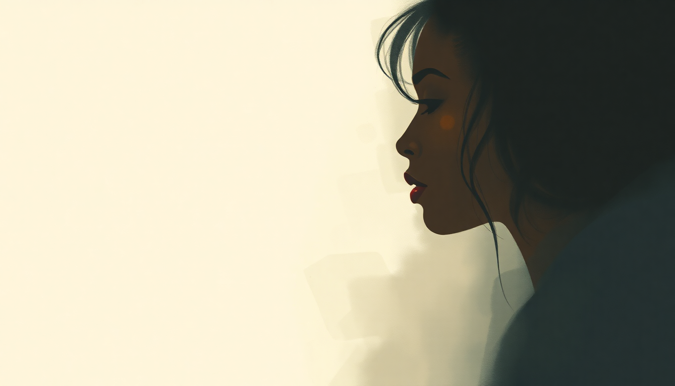 Fan-driven abstract illustration evoking the emotional arc of Addicted by Jorja Smith