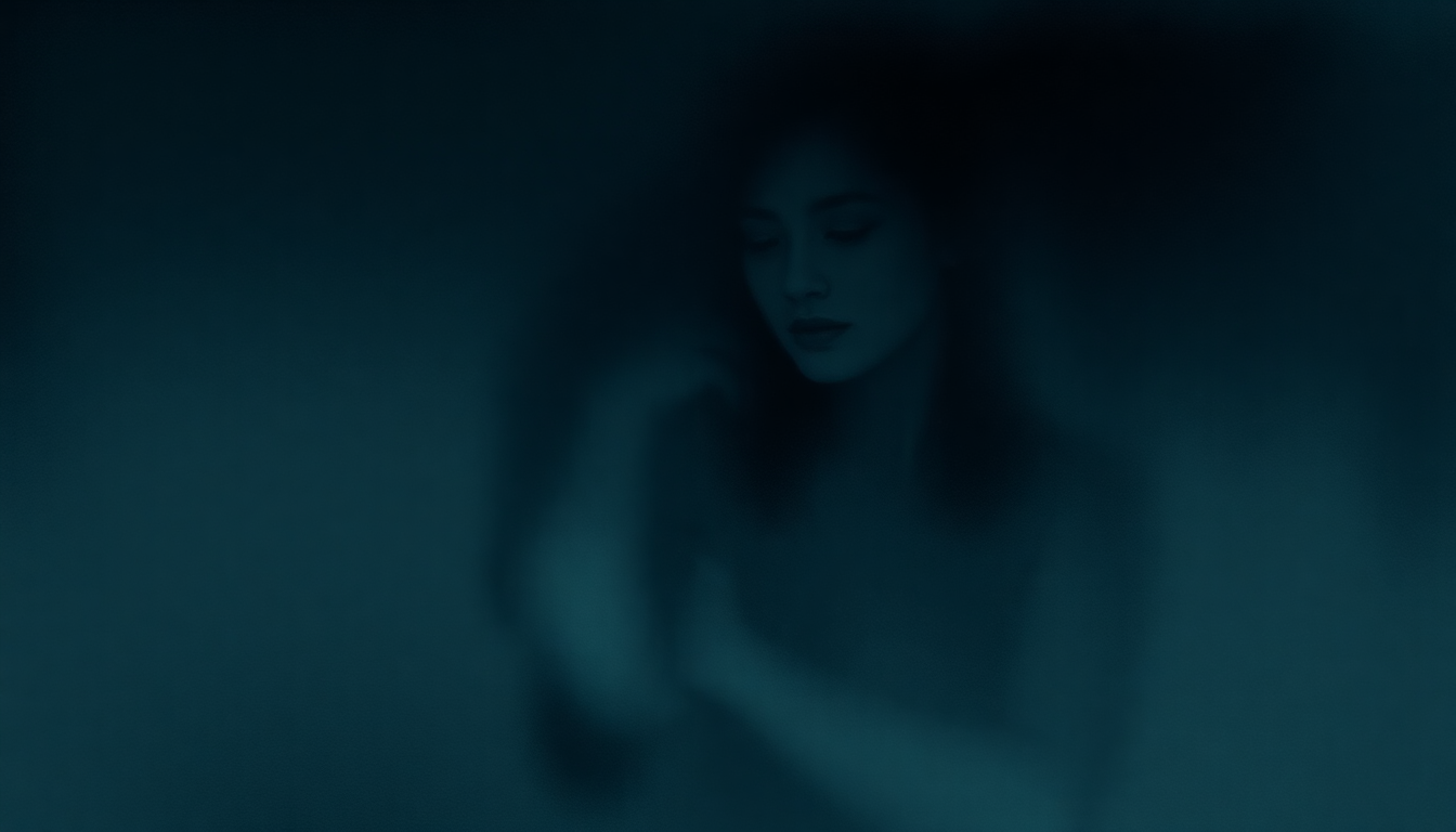 Fan-driven abstract illustration evoking the emotional arc of Aeon by Antony and the Johnsons