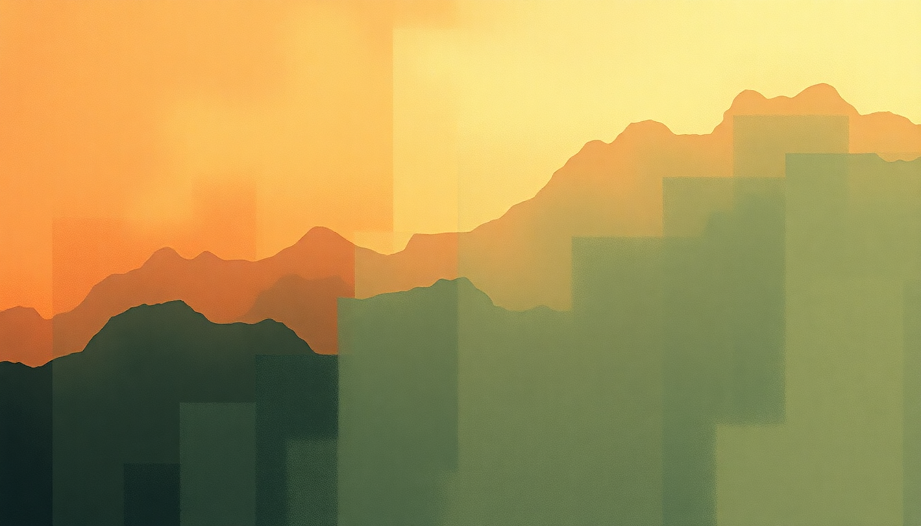Fan-driven abstract illustration evoking the emotional arc of Afterlife by Arcade Fire