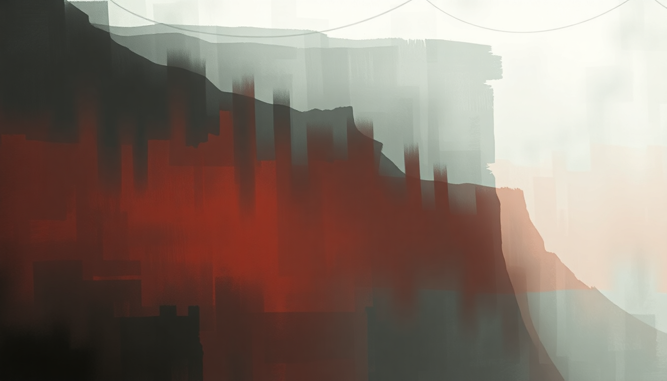 Fan-driven abstract illustration evoking the emotional arc of Age of Innocence by The Smashing Pumpkins