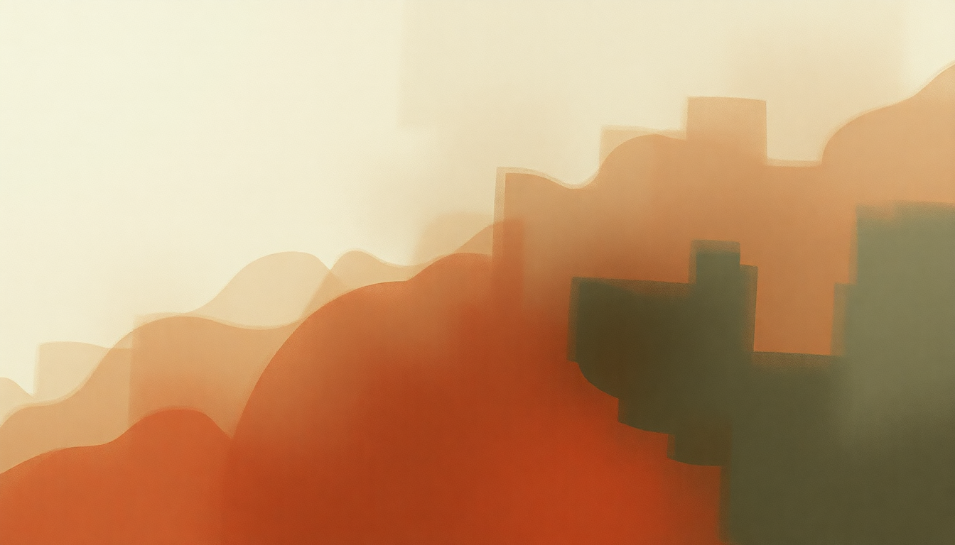 Fan-driven abstract illustration evoking the emotional arc of Aghadan Alqaak by Umm Kulthum
