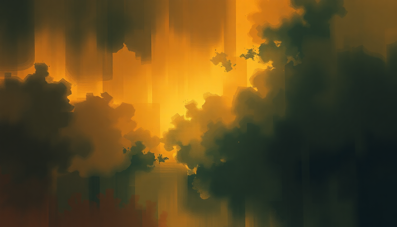 Fan-driven abstract illustration evoking the emotional arc of Aguanta Que Voy by Tito Puente