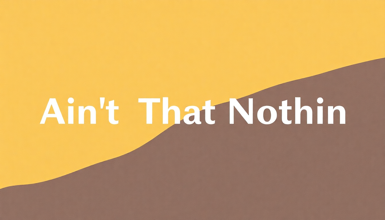 Fan-driven abstract illustration evoking the emotional arc of Ain't That Nothin' by Television