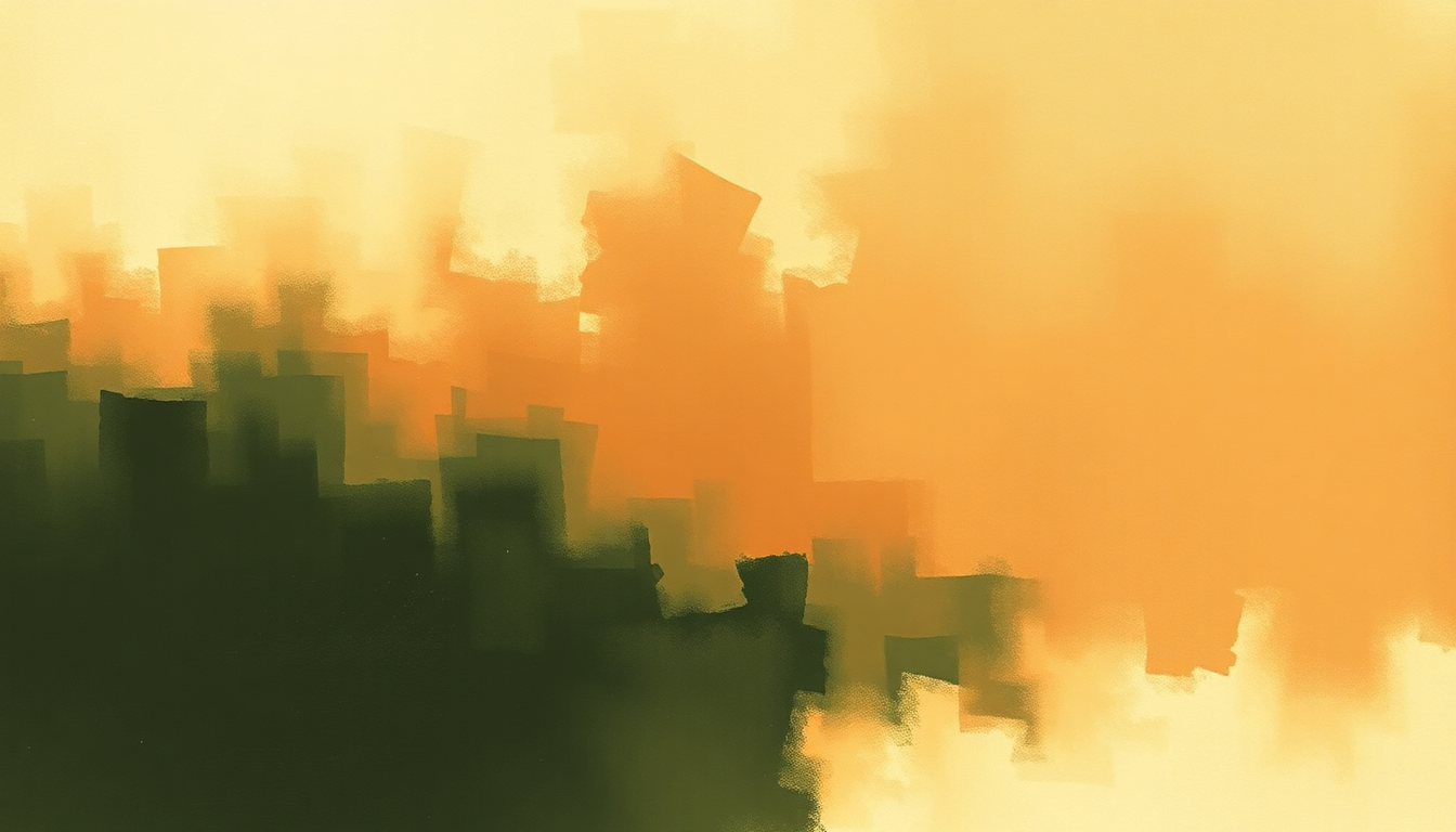Fan-driven abstract illustration evoking the emotional arc of Ain't That Peculiar by Marvin Gaye