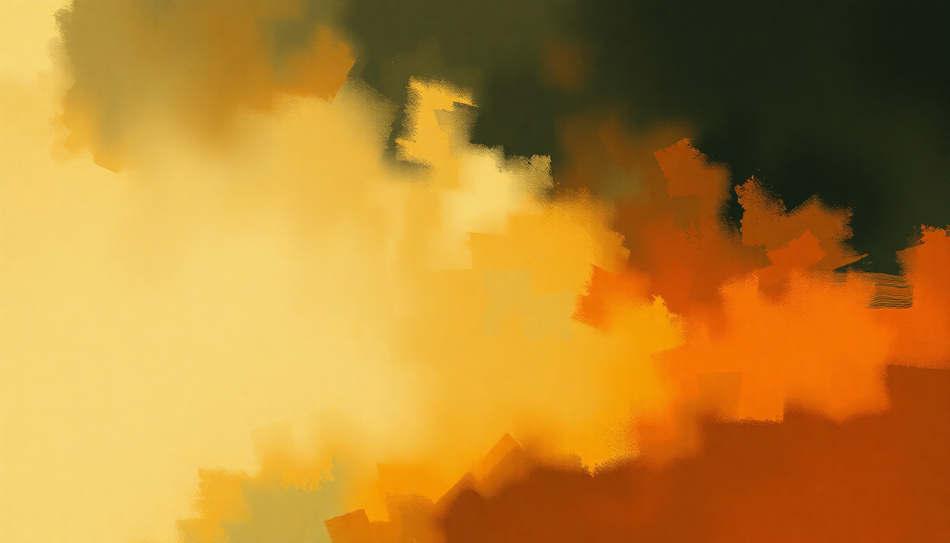 Fan-driven abstract illustration evoking the emotional arc of Airegin by Dizzy Gillespie