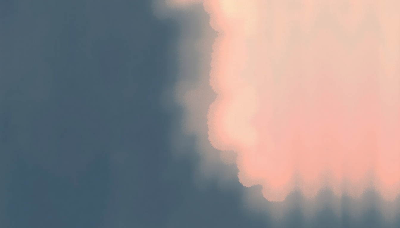 Fan-driven abstract illustration evoking the emotional arc of All Apologies by Nirvana
