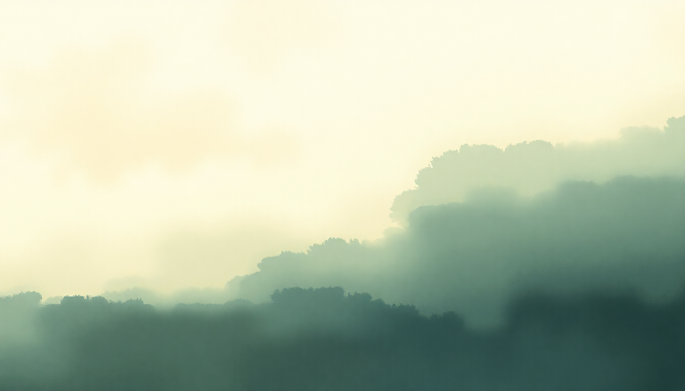 Fan-driven abstract illustration evoking the emotional arc of All in the Mind by The Verve