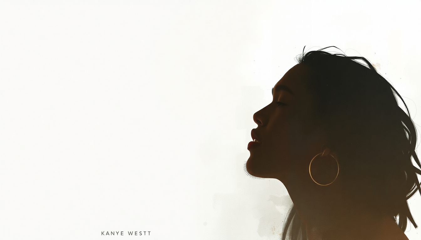 Fan-driven abstract illustration evoking the emotional arc of All Mine by Kanye West