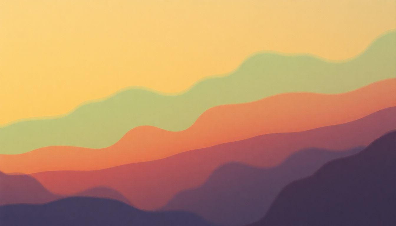 Fan-driven abstract illustration evoking the emotional arc of All My Friends by LCD Soundsystem