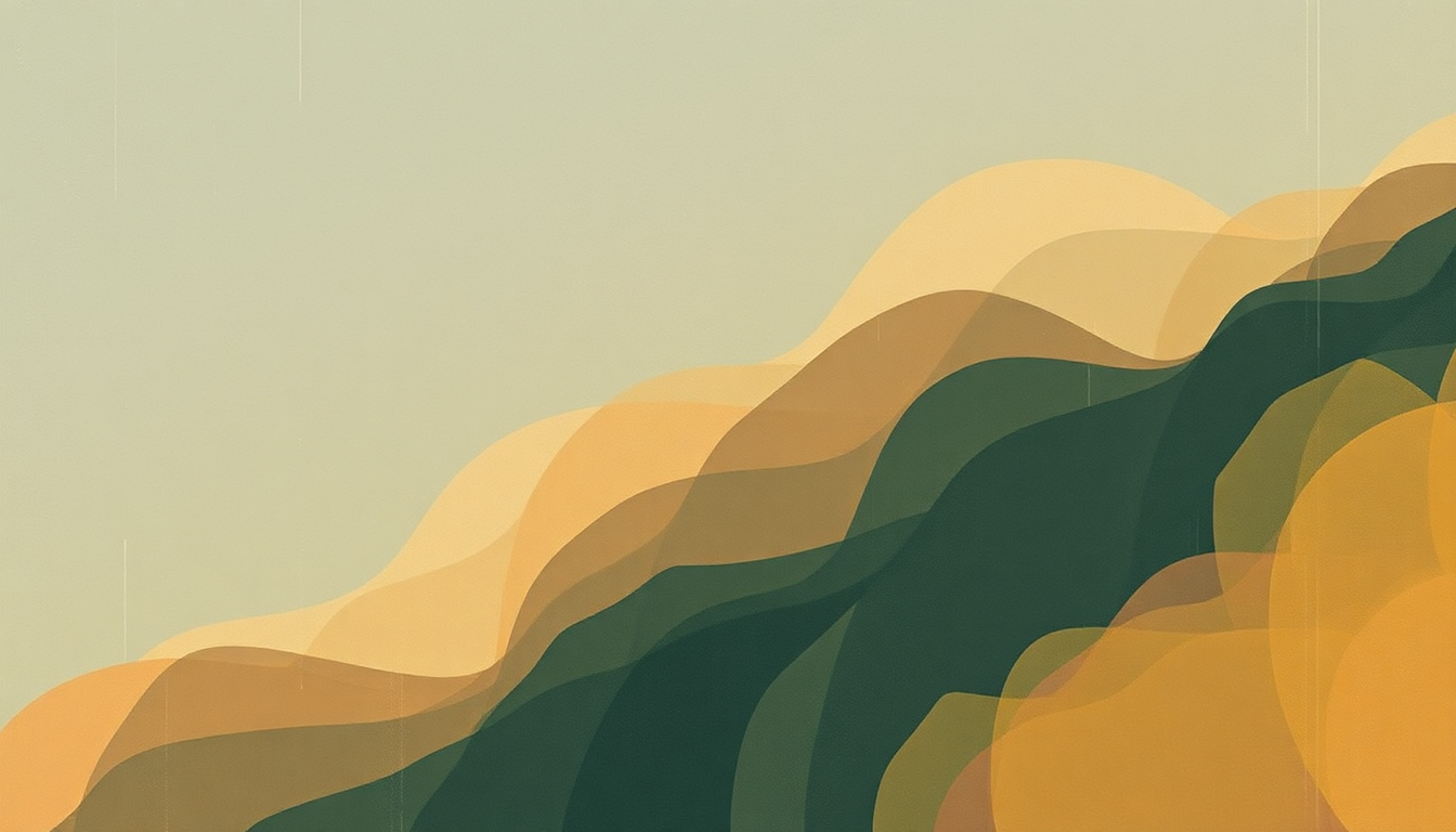 Fan-driven abstract illustration evoking the emotional arc of All of My Thoughts by Spiritualized