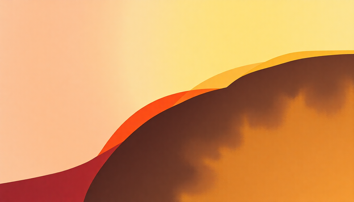 Fan-driven abstract illustration evoking the emotional arc of All the Things You Are by Keith Jarrett