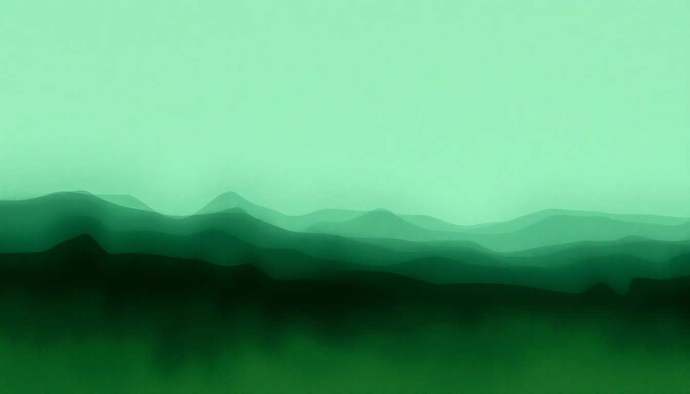 Fan-driven abstract illustration evoking the emotional arc of All the World Is Green by Tom Waits