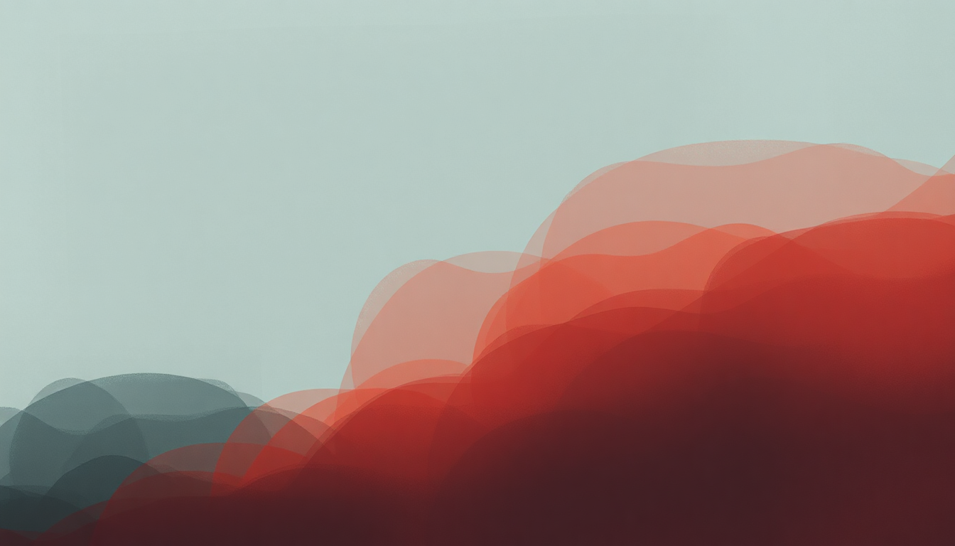 Fan-driven abstract illustration evoking the emotional arc of All Things End by Hozier