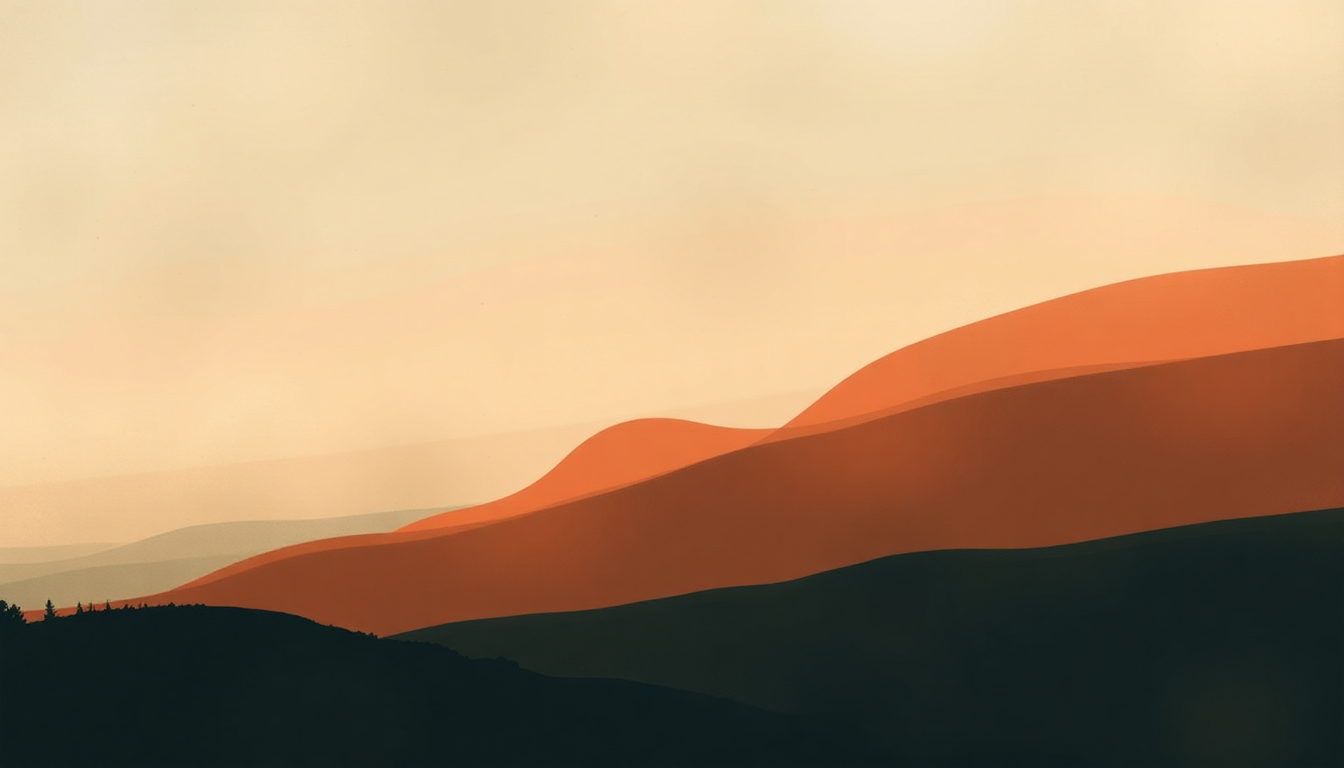 Fan-driven abstract illustration evoking the emotional arc of All Your'n by Tyler Childers