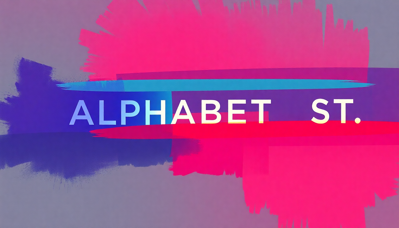 Fan-driven abstract illustration evoking the emotional arc of Alphabet St. by Prince