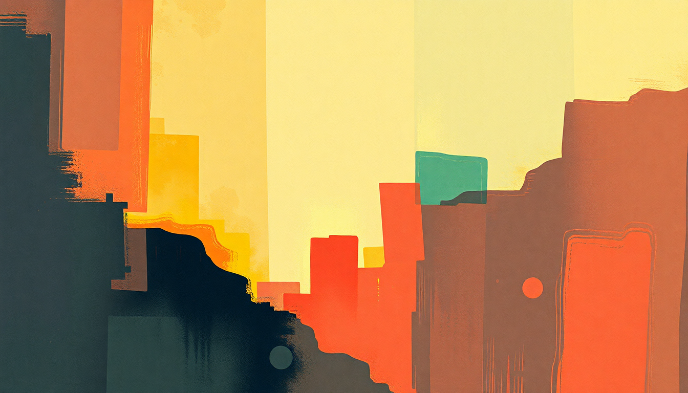 Fan-driven abstract illustration evoking the emotional arc of Am I Going Insane (Radio) by Black Sabbath