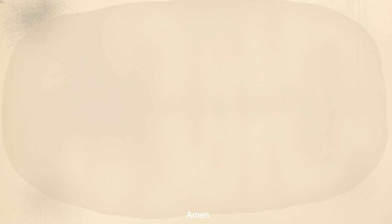 Fan-driven abstract illustration evoking the emotional arc of Amen by Leonard Cohen