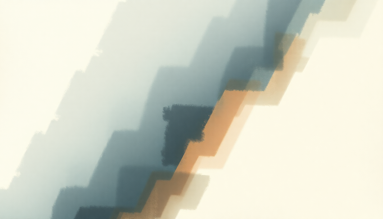 Fan-driven abstract illustration evoking the emotional arc of American Dream by LCD Soundsystem