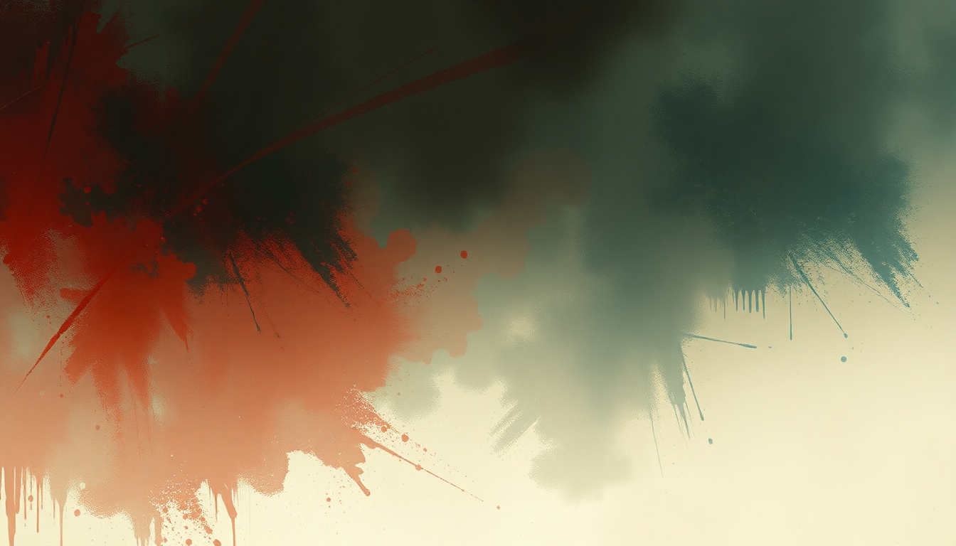 Fan-driven abstract illustration evoking the emotional arc of American Idiot by Green Day