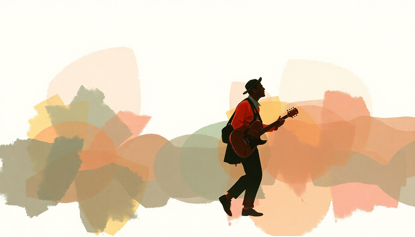 Fan-driven abstract illustration evoking the emotional arc of Amor de Loca Juventud by Buena Vista Social Club