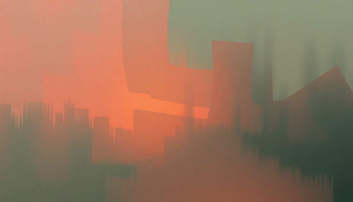 Fan-driven abstract illustration evoking the emotional arc of Ana Fi Antezarak by Umm Kulthum