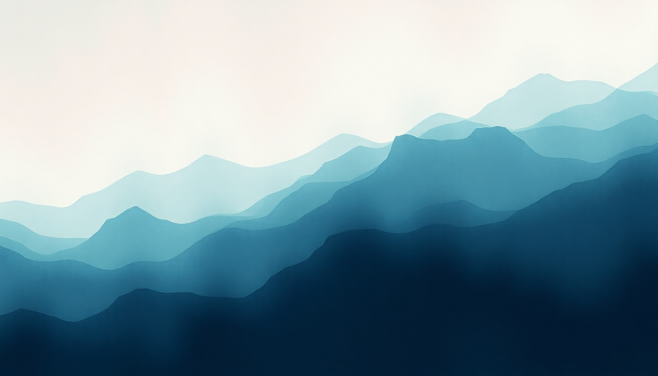 Fan-driven abstract illustration evoking the emotional arc of Andrá by Sigur Rós