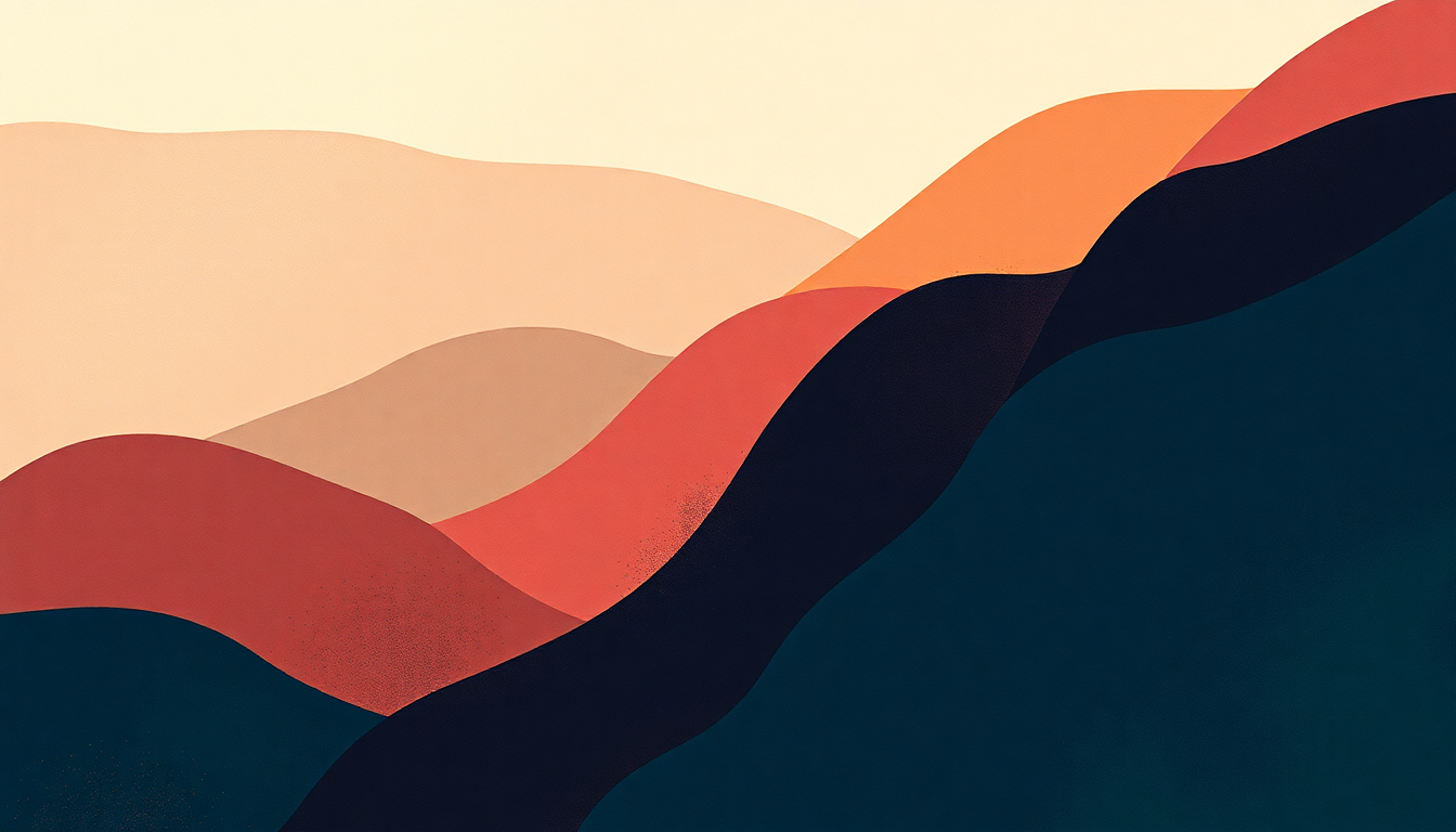 Fan-driven abstract illustration evoking the emotional arc of Anecdotes by Joanna Newsom