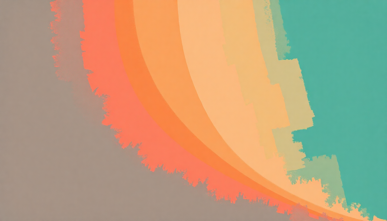 Fan-driven abstract illustration evoking the emotional arc of Animal Planet by Recess Monkey
