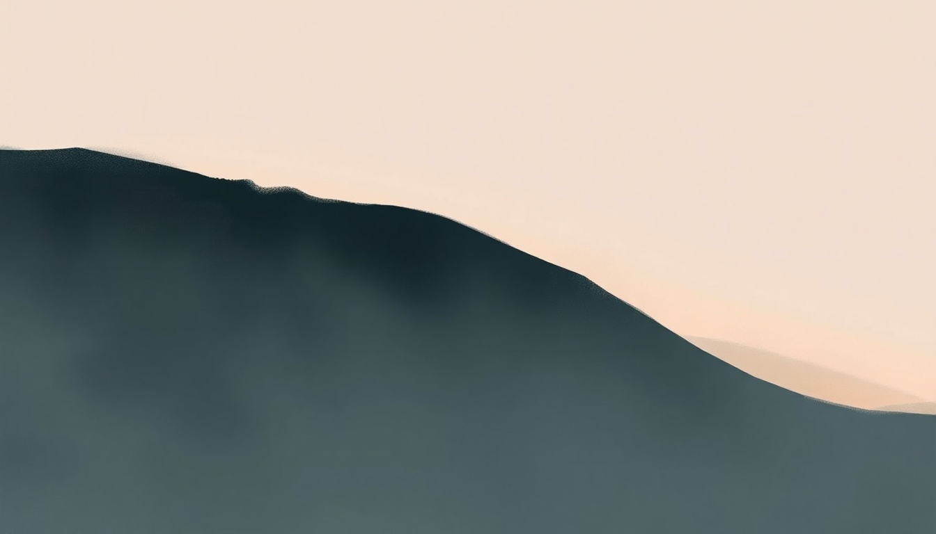 Fan-driven abstract illustration evoking the emotional arc of Animals by Bonobo