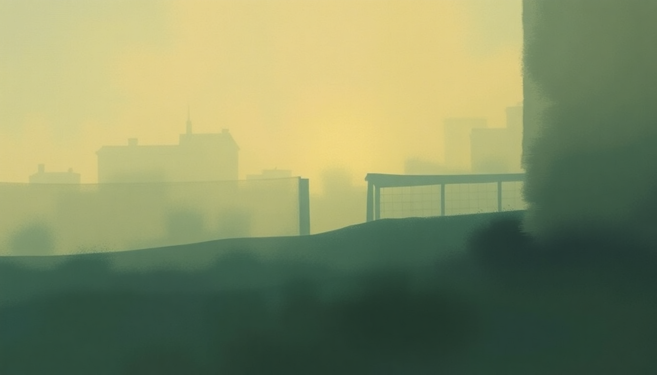 Fan-driven abstract illustration evoking the emotional arc of Anna Begins by Counting Crows