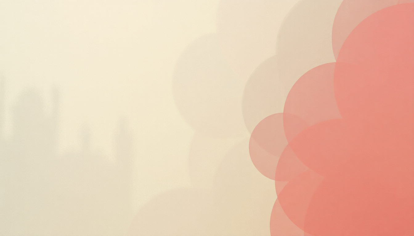 Fan-driven abstract illustration evoking the emotional arc of Anonanimal by Andrew Bird