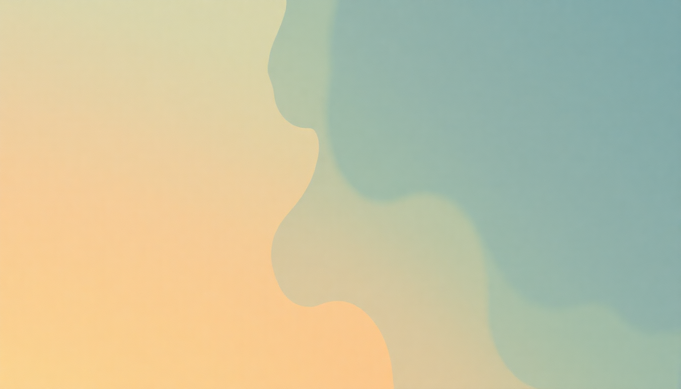 Fan-driven abstract illustration evoking the emotional arc of Another Day to Run by Bill Withers